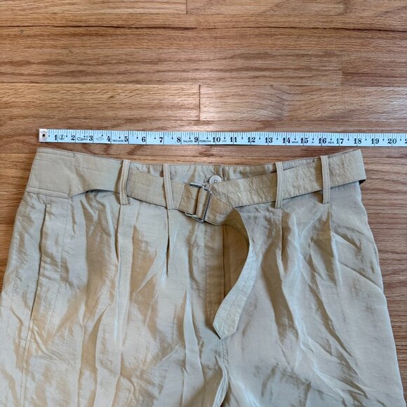 Lemaire Loose Belted High Rise Pants Dry Silk Size 40 - Picture 5 of 13